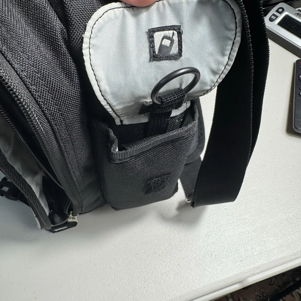 Ogio Street Laptop Messenger Bag Black Nylon Padded #03507